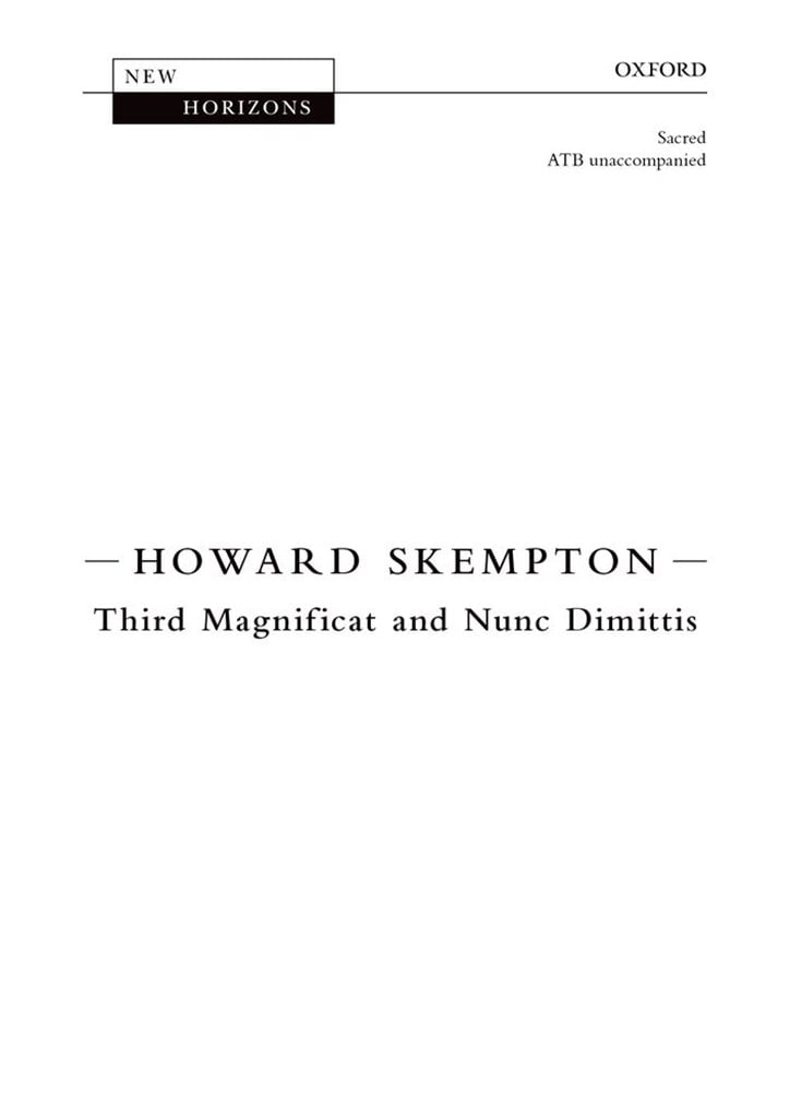 Third Magnificat and Nunc Dimittis